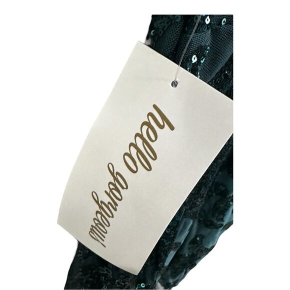 NEW Lovely day hunter green short sequin homecoming prom dress - Picture 9 of 9